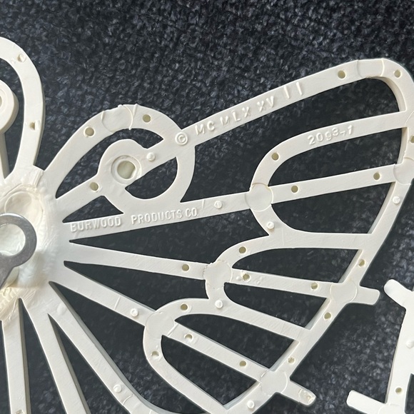 Vintage Burwood Butterfly 70’s Wall Decor Set Of 2 - Picture 5 of 7